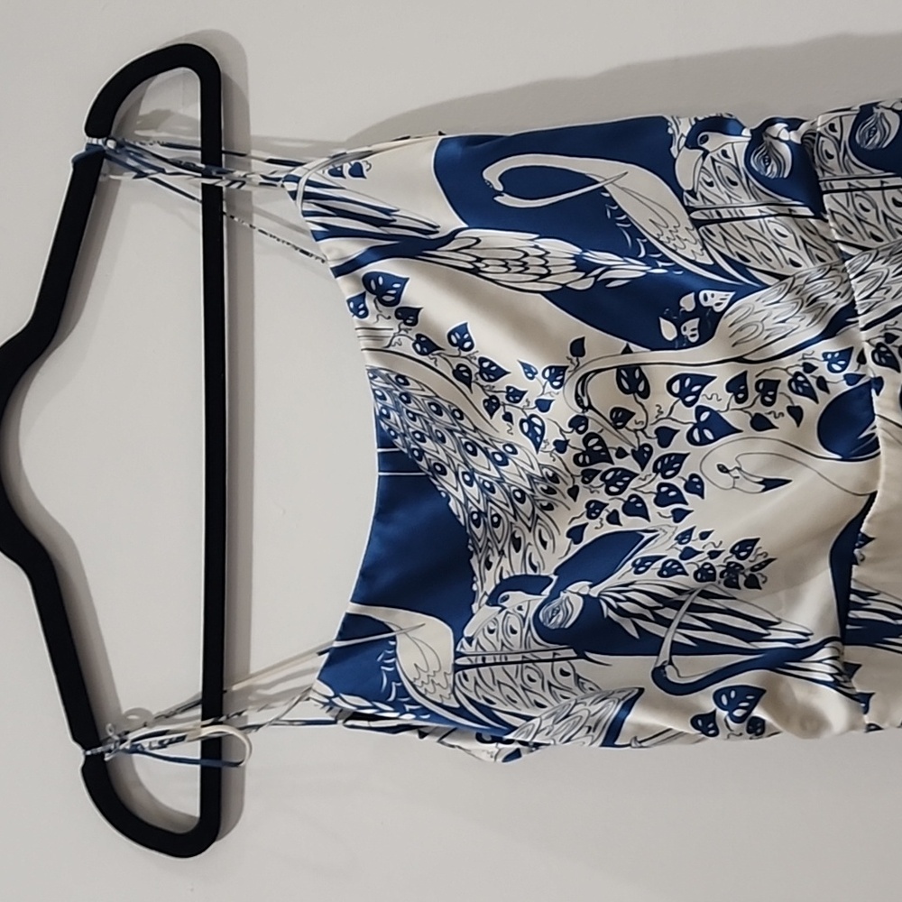 Reformation Encino Avian Silk Dress - Picture 5 of 12